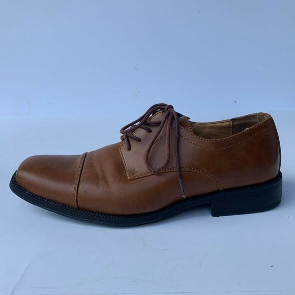 Alfani Adam Mens Shoes Size 9 M Brown Cap Toe Lace - Picture 3 of 8